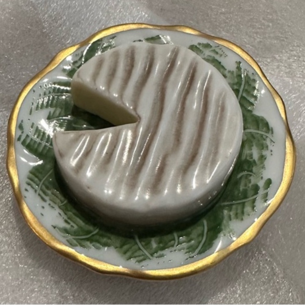 Limoges Brie Cheese Trinket Box